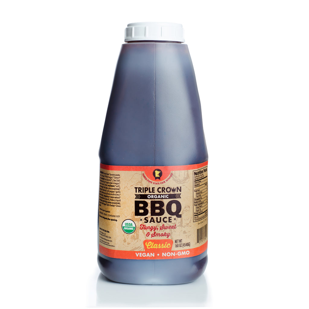 Triple Crown Organic BBQ Sauce Classic (160oz 1-pack)