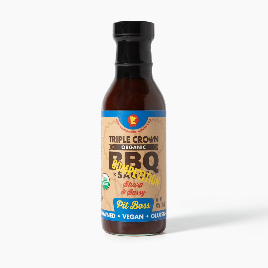 NEW! Triple Crown Organic BBQ Sauce, Pit Boss (14oz, 1-pack)